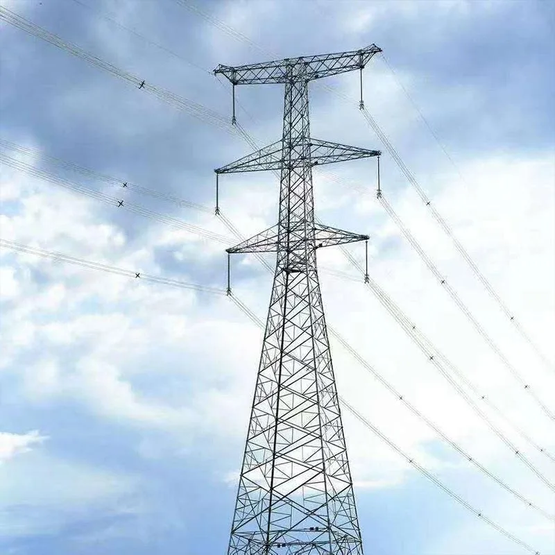 132kV Galvanized Angle Steel Transmission Tower